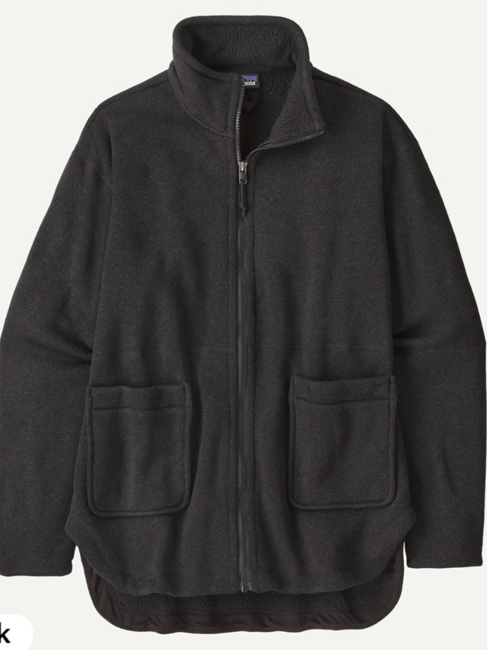 Patagonia women’s Black Full-Zip better sweater  Jacket with Patch Pockets